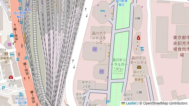ASIAN MEAT & GRILL 品川店の周辺地図