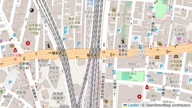 BBQテラス西新宿Ⅰの周辺地図