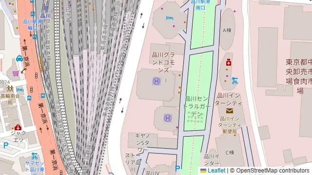 ASIAN MEAT & GRILL 品川店の周辺地図