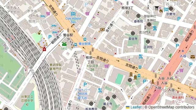 京-MIYAKO- 上野アメ横店の周辺地図