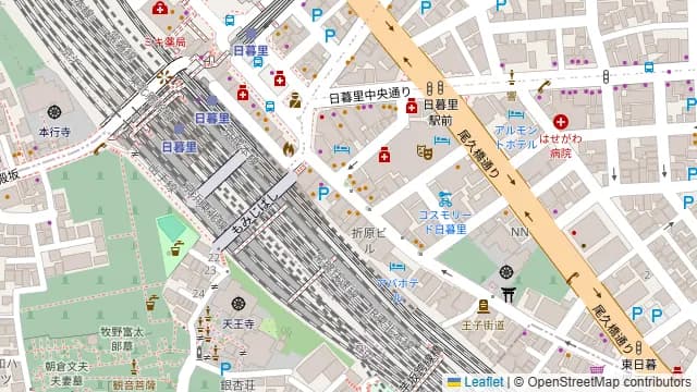 焼肉 房家 日暮里店の周辺地図