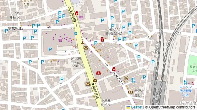 くいもの屋わん 所沢店の周辺地図