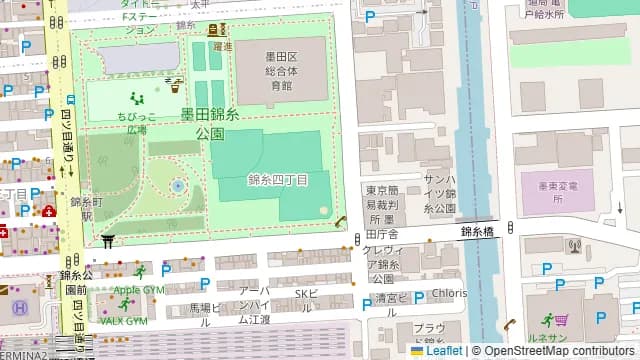 仏パリーヌ錦糸町の周辺地図