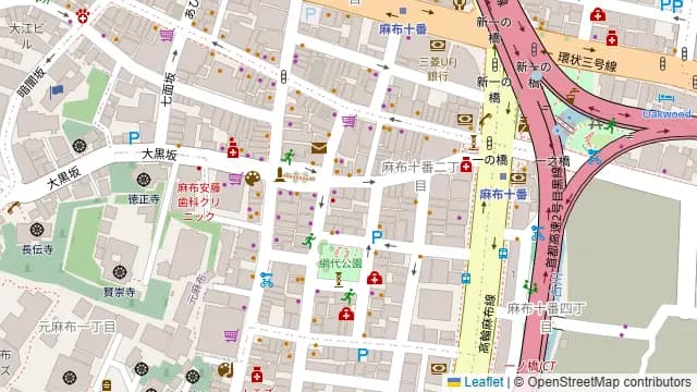 Lau-Lau(ラウラウ) 麻布十番店の周辺地図