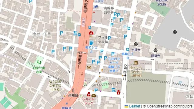 ビストロ Lanterne Rouge 五反田店の周辺地図