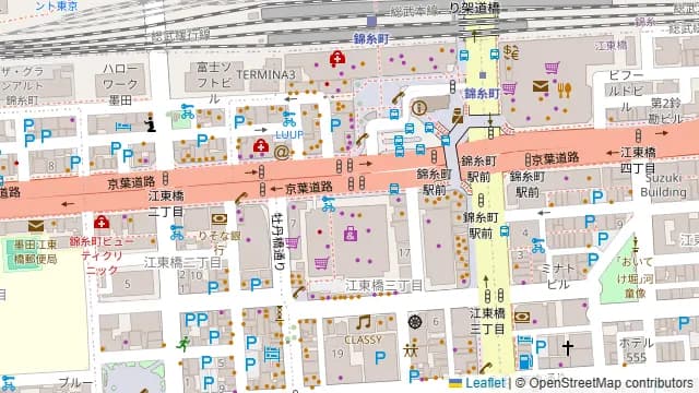 FromOne Place錦糸町マルイ スタジオの周辺地図