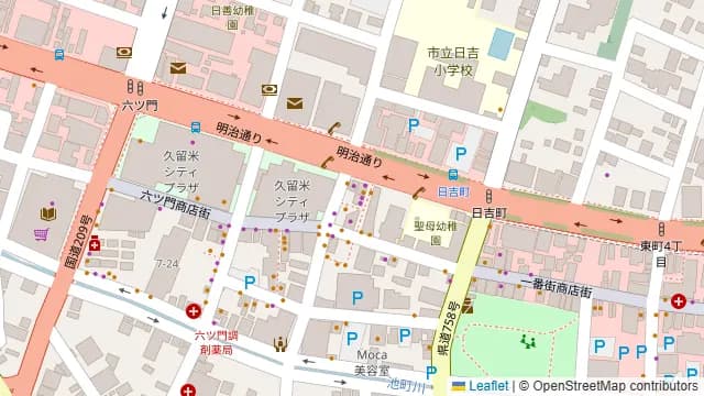 炭火 酒蔵 喜多の周辺地図