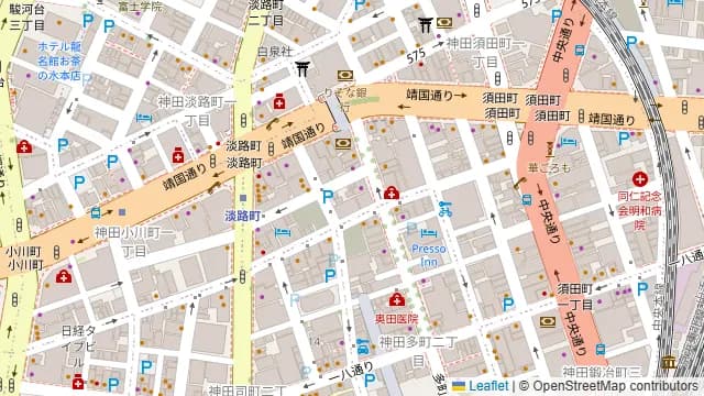 個室居酒屋 番屋 神田駅前店の周辺地図