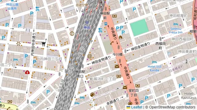 麹蔵 神田店の周辺地図