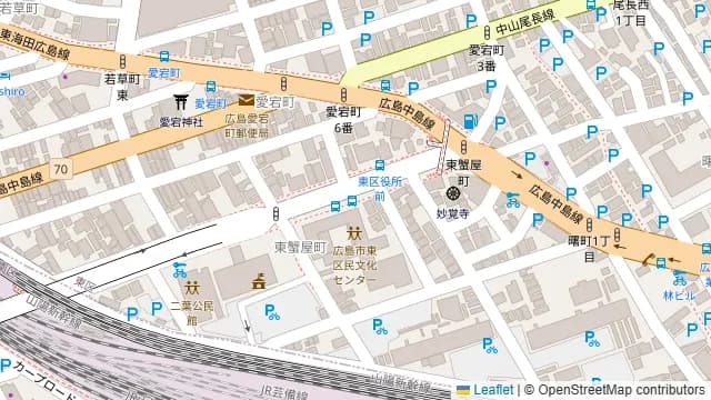 【CRAB EAST】クラブイースト広島の周辺地図
