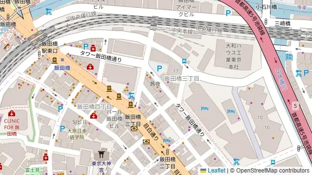 ダイニングバー Rupo ルポ 飯田橋の周辺地図
