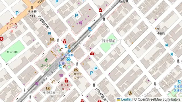 つくね家にっかぽっか 行徳本店の周辺地図