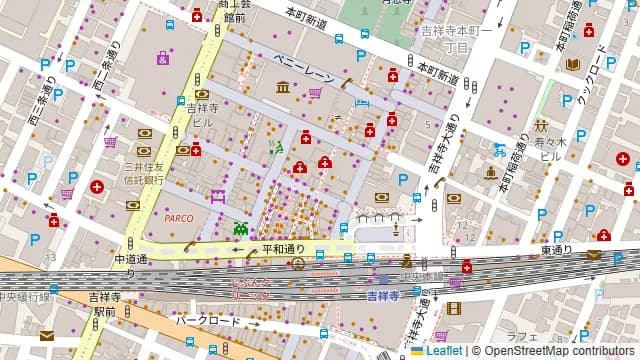 がぶ飲み処 鬼ぞりゴリラ 吉祥寺店の周辺地図