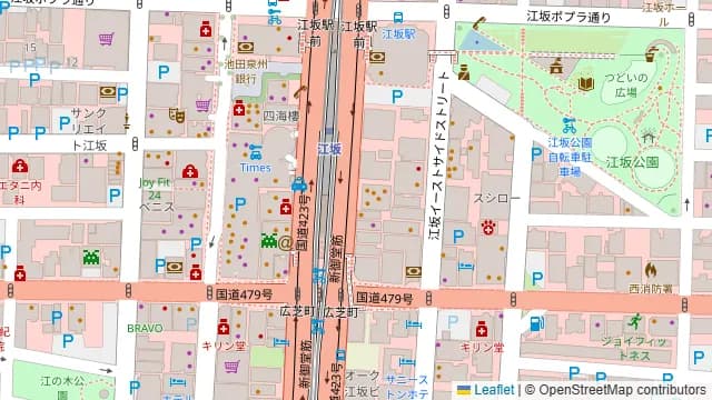 くいもの屋わん 江坂駅前店の周辺地図