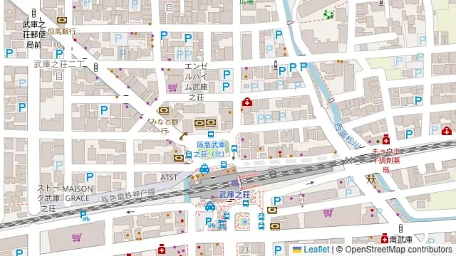 やきにく じゅん亭 武庫之荘店の周辺地図