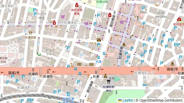 割烹 小松の周辺地図