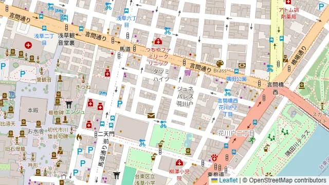 NEO酒場 てふてふ 上野店の周辺地図