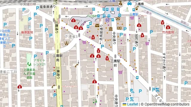 ウィズダムアカデミー三鷹吉祥寺校 ラウンジルームの周辺地図