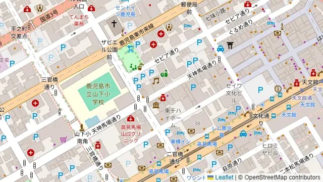 天文館 貸切パーティ HINATAの周辺地図