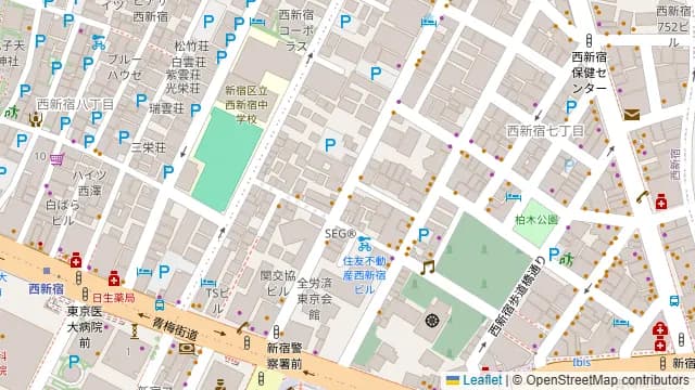 フィーユ撮影スタジオ(Fille Studio)@西新宿の周辺地図