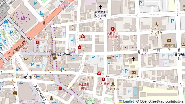 古民家バル旧本藤邸の周辺地図