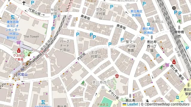 肉・おばんざい かぶきんとん 恵比寿の周辺地図
