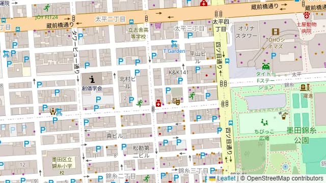 studio_MINT錦糸町の周辺地図