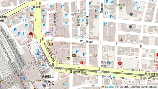 海鮮居酒屋 大漁 豊橋店の周辺地図