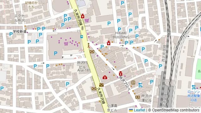 完全個室 博多料理専門店 よかばい 所沢店の周辺地図