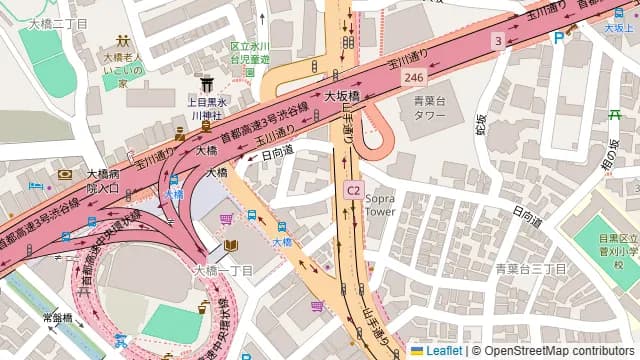 mamaco池尻大橋の周辺地図