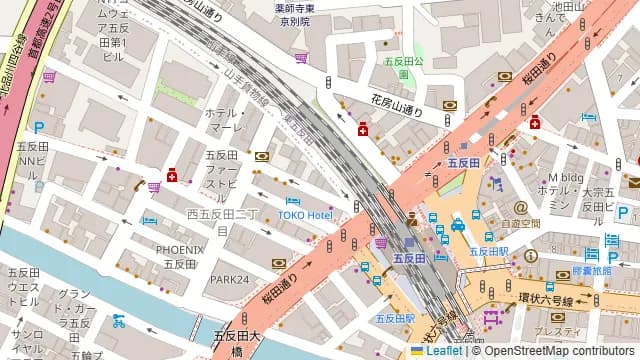 大衆餃子酒場 もりみん 五反田の周辺地図