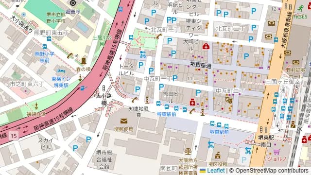 鶏屋 Wakameの周辺地図