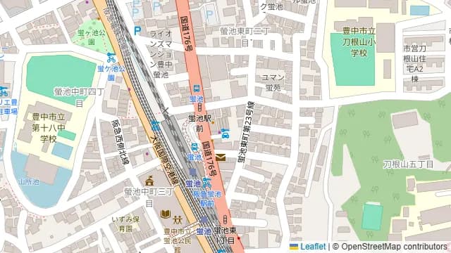 Oyster house Kai 阪急蛍池店の周辺地図
