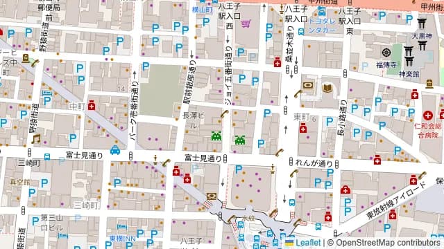 完全個室居酒屋 銀の宴 八王子店の周辺地図
