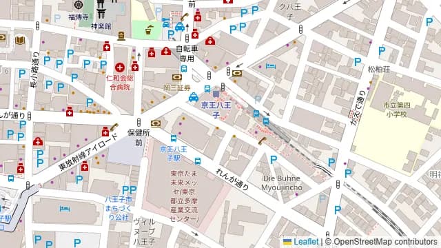 呑食ウイスケ 八王子の周辺地図