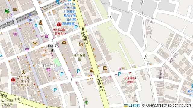 LARGO SENGAWAの周辺地図