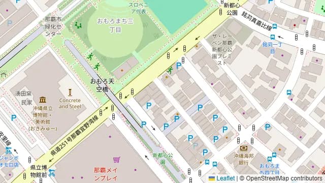 おもろまちの個室スペースの周辺地図