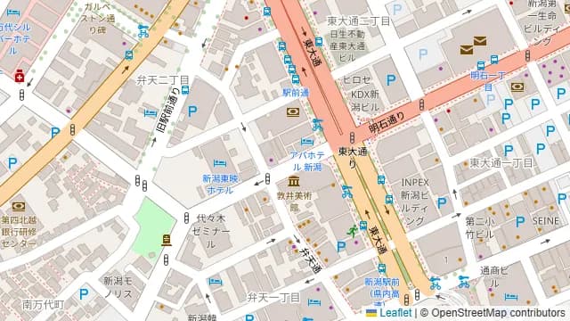 BIZcomfort新潟の周辺地図