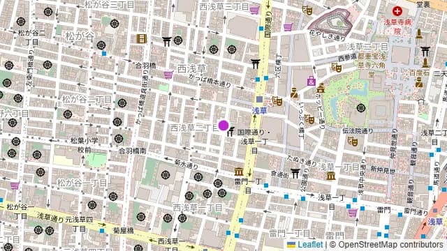 シュハスカリア キボン 浅草店の周辺地図