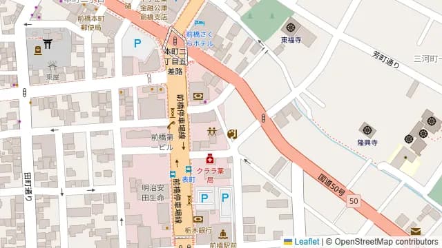 GALYEA(ガレア)前橋の周辺地図