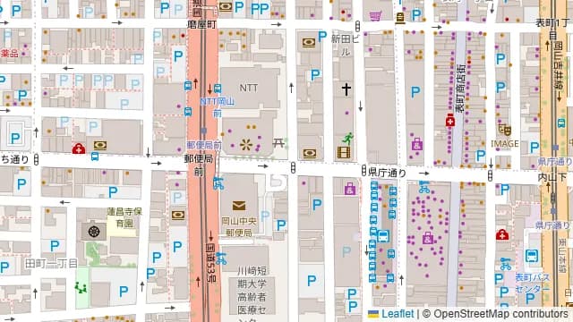 TKPガーデンシティ岡山の周辺地図
