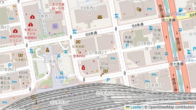 ふれあい貸し会議室 札幌山京の周辺地図