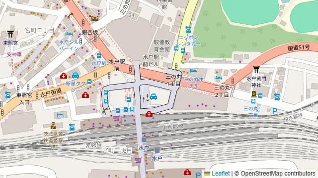 BIZcomfort水戸の周辺地図
