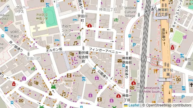 The Millennials Shibuya(ザ・ミレニアルズ渋谷)の周辺地図
