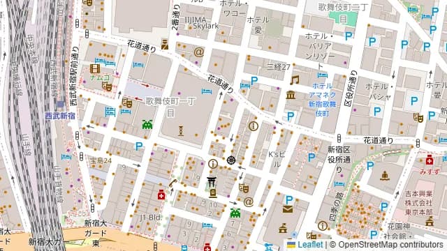 ACORN 新宿東宝ビル店の周辺地図