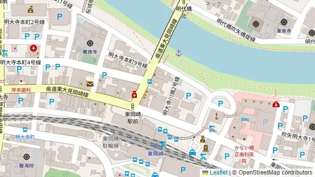 海鮮と寿司と焼き鳥 個室居酒屋 喰海 東岡崎駅前店の周辺地図
