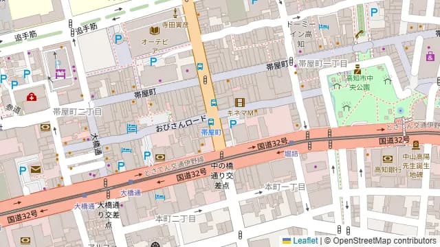 L'Cafe KOCHIの周辺地図