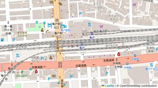 カラオケ館 亀戸駅前店の周辺地図