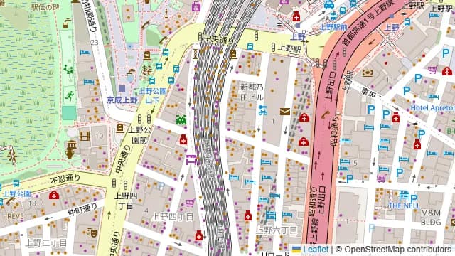 串カツ酒場 ひろかつ 上野アメ横店の周辺地図