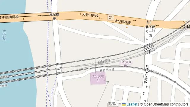 U-SPACEレンタルスペース大分店の周辺地図